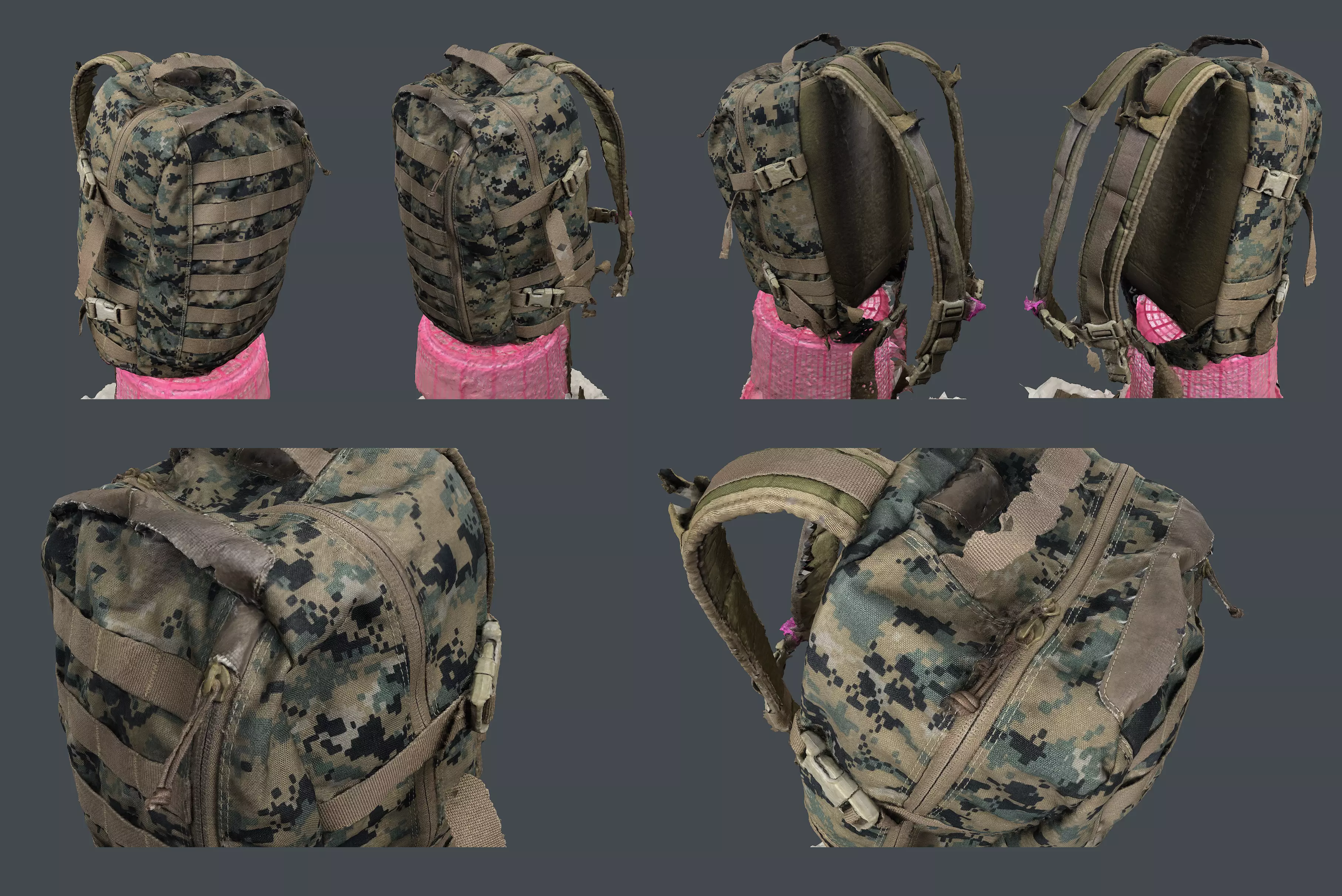 USMC ILBE Assault Pack 3D scan 3D model_0