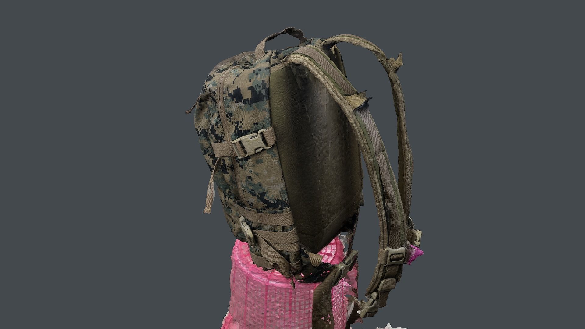 USMC ILBE Assault Pack 3D scan 3D model_4