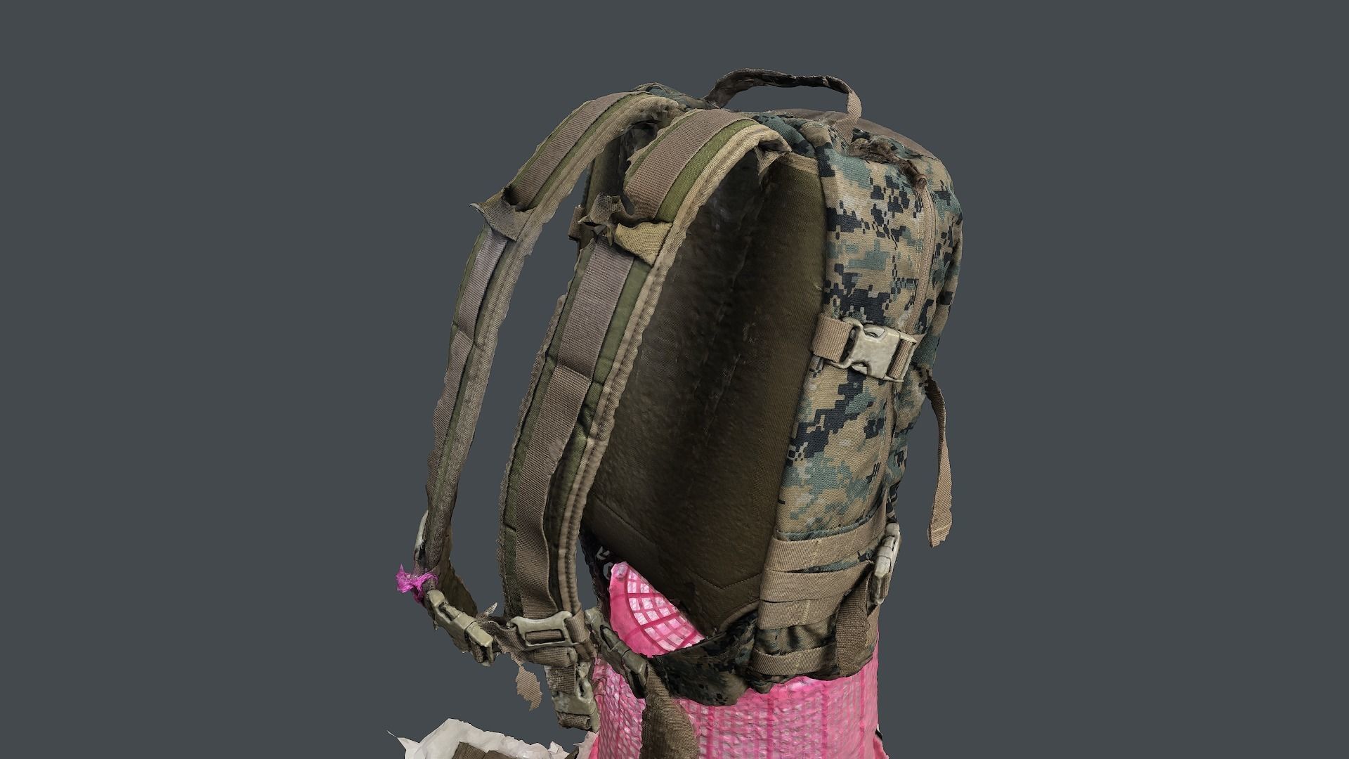 USMC ILBE Assault Pack 3D scan 3D model_3