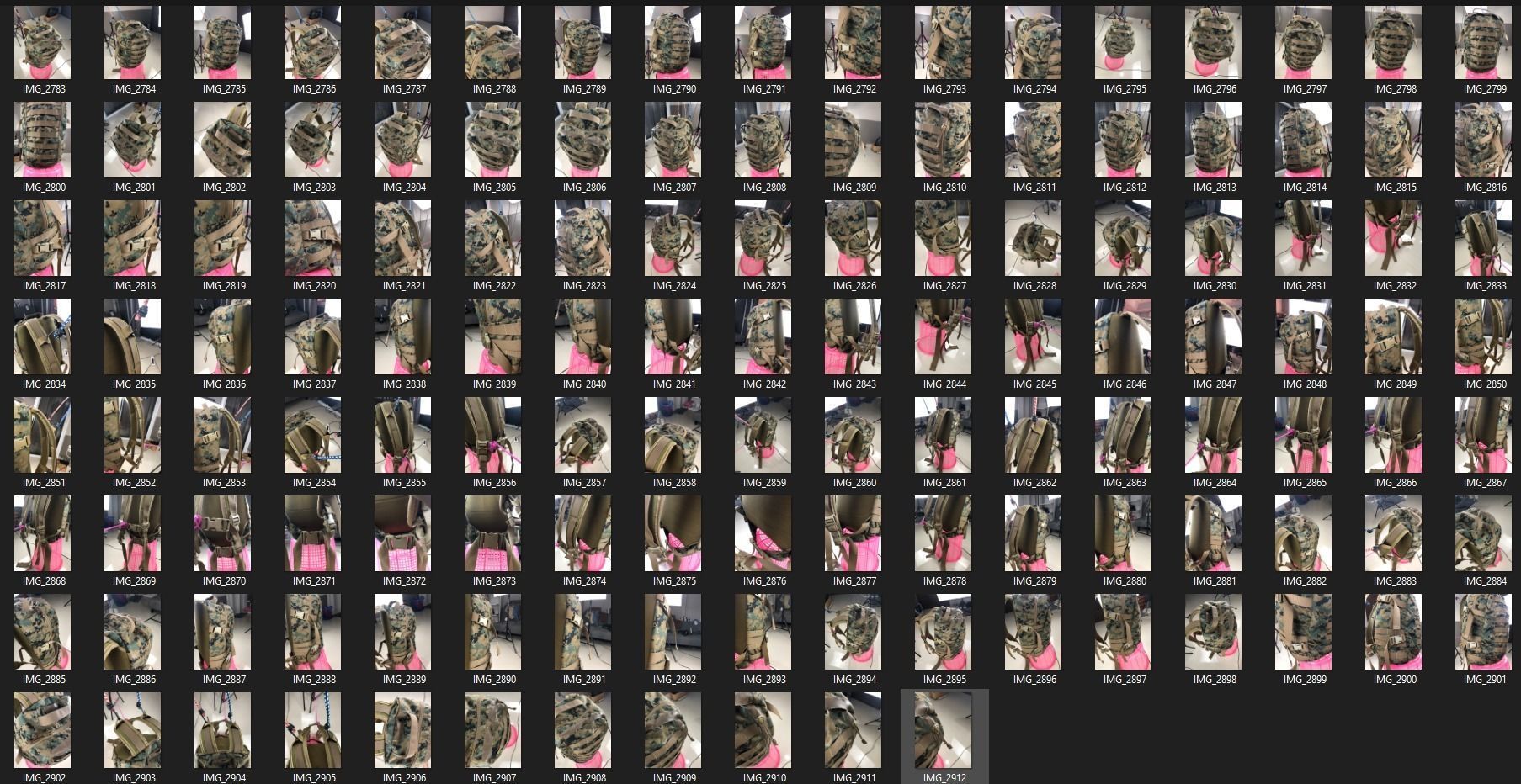 USMC ILBE Assault Pack 3D scan 3D model_9