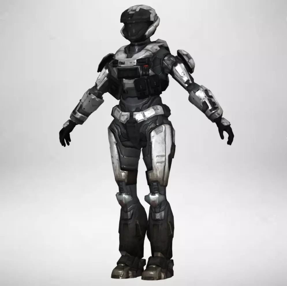 Gameready Future Character - 105 3D model_0