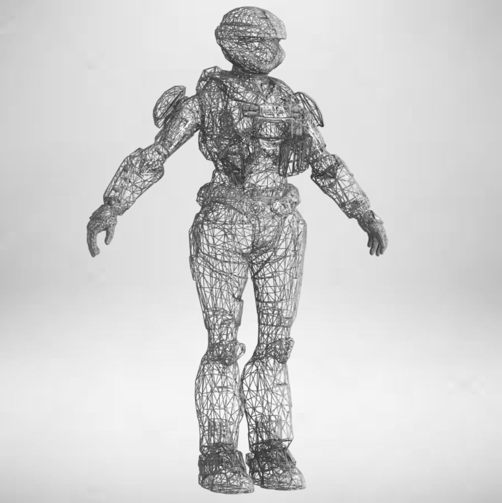 Gameready Future Character - 105 3D model_8