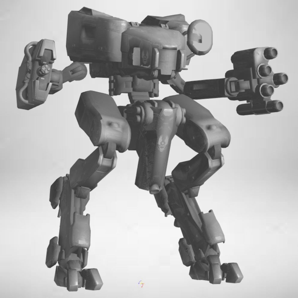 Gameready Future Character - 106 3D model_7