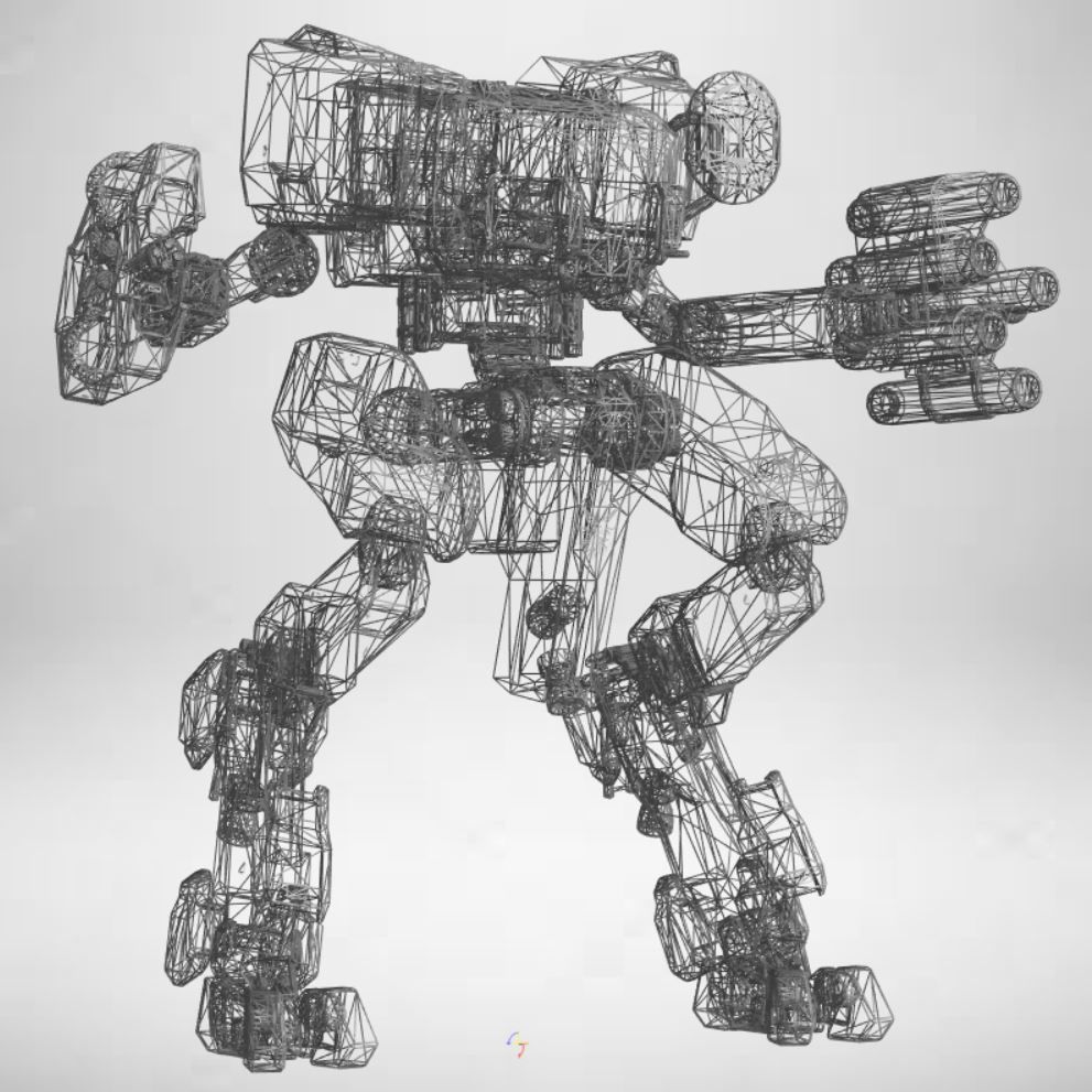 Gameready Future Character - 106 3D model_8