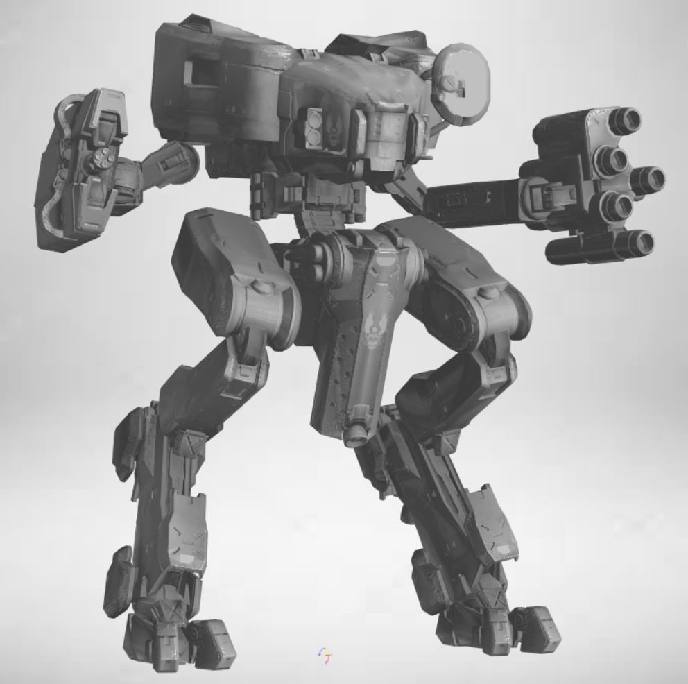 Gameready Future Character - 106 3D model_6