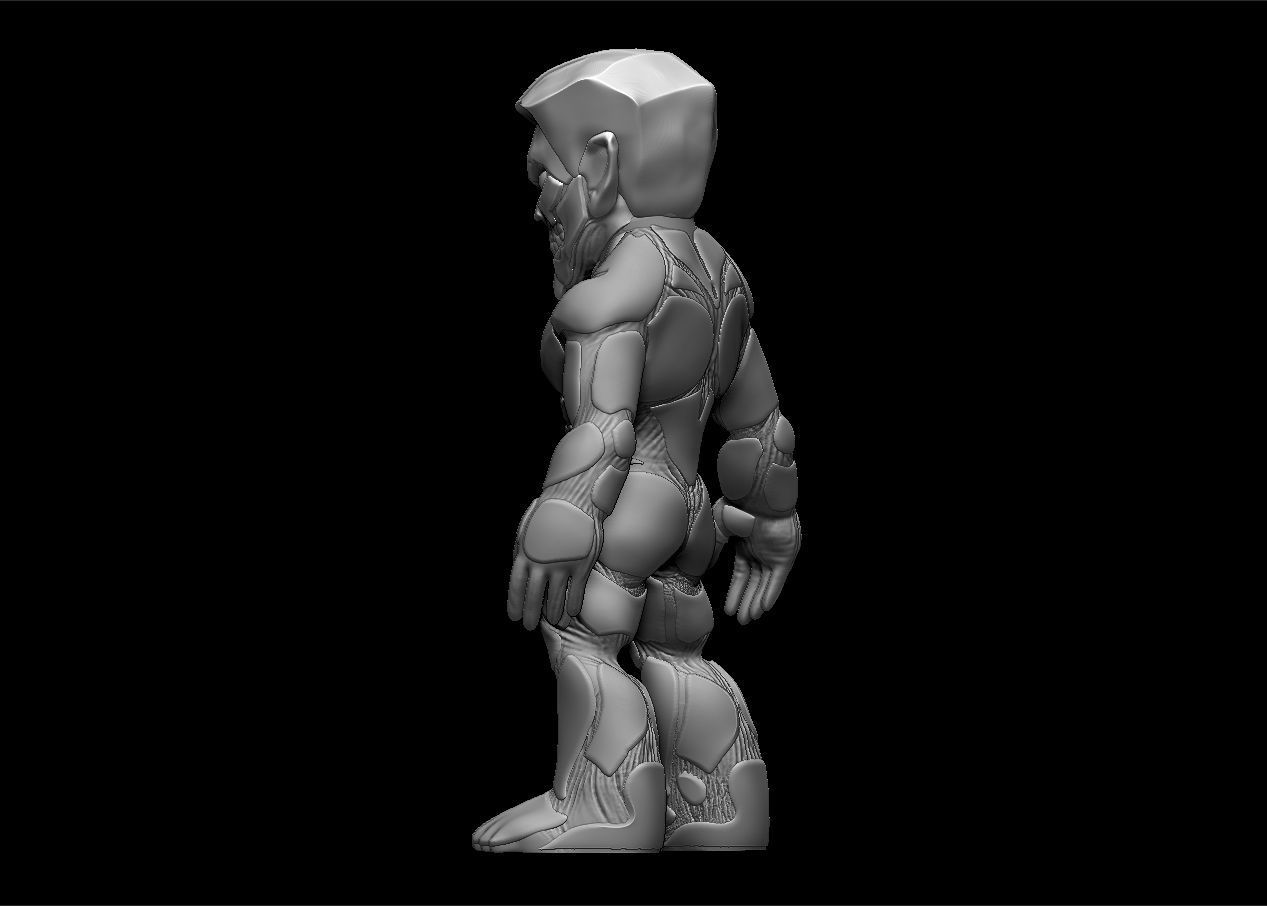Chibi Attack on titans armored titan model set 3D print model_43