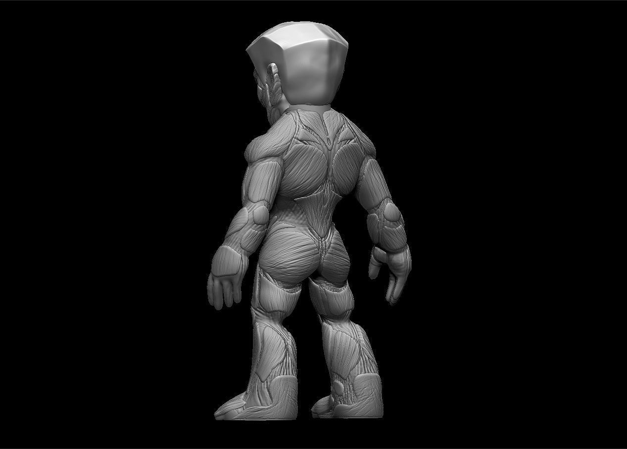 Chibi Attack on titans armored titan model set 3D print model_33