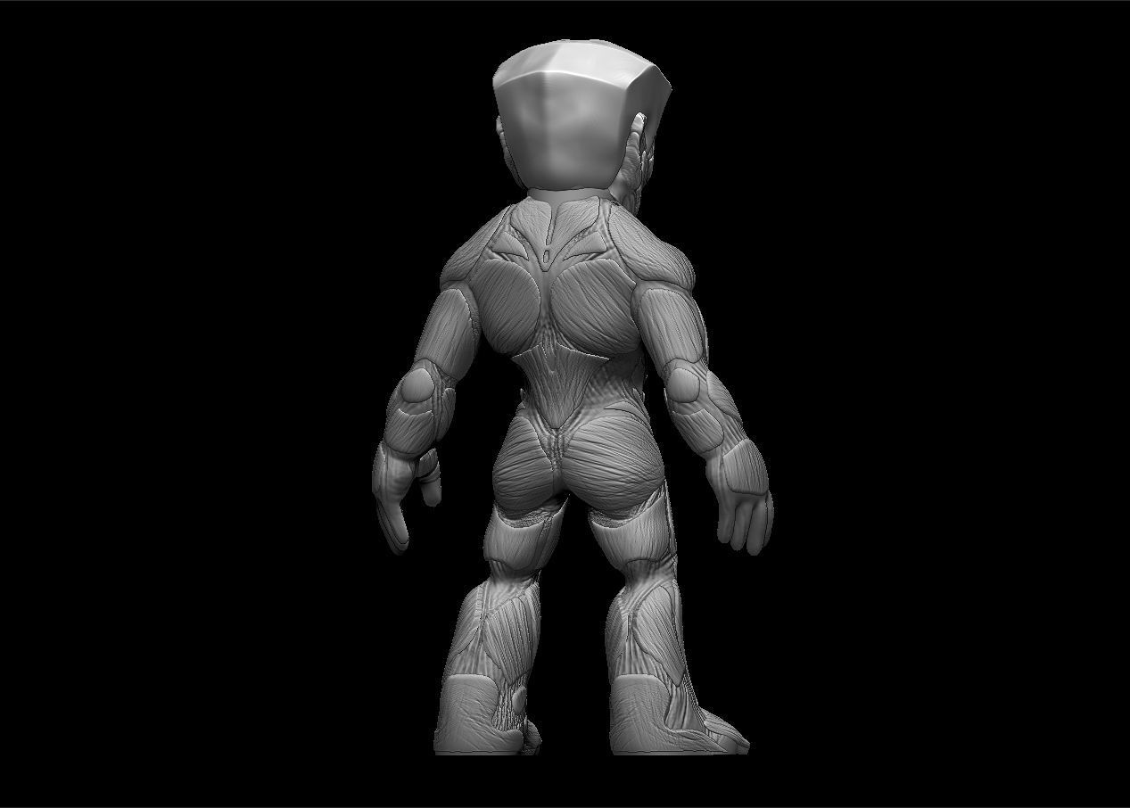 Chibi Attack on titans armored titan model set 3D print model_24