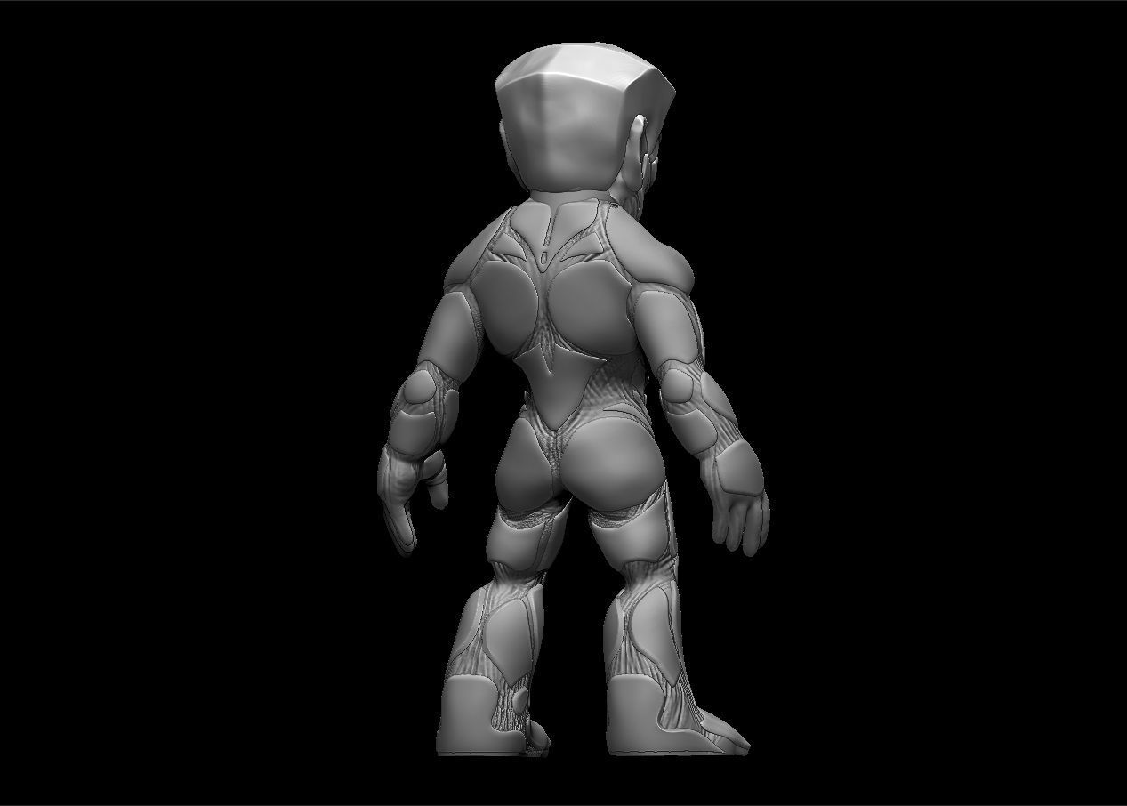 Chibi Attack on titans armored titan model set 3D print model_23