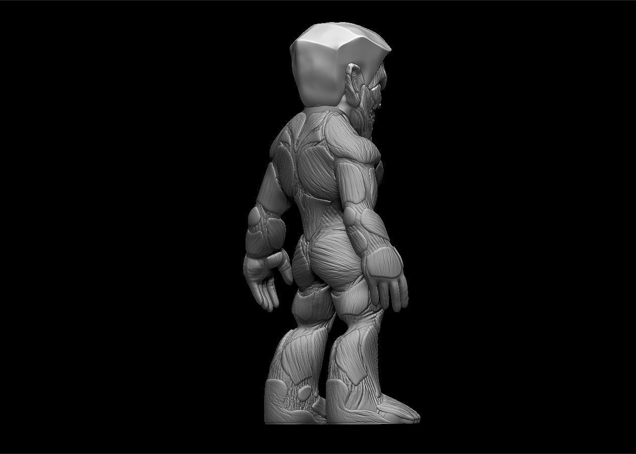 Chibi Attack on titans armored titan model set 3D print model_29