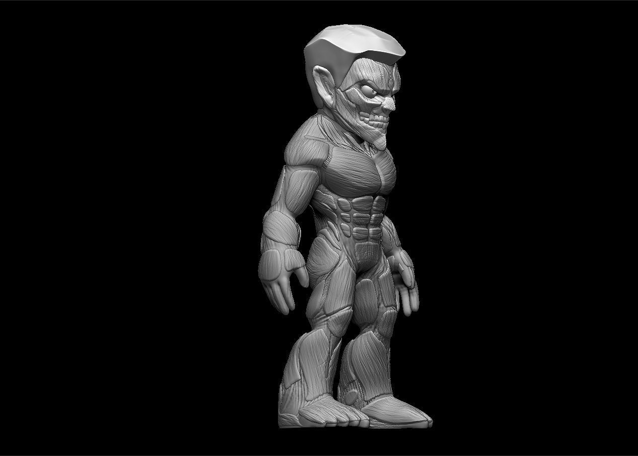 Chibi Attack on titans armored titan model set 3D print model_16