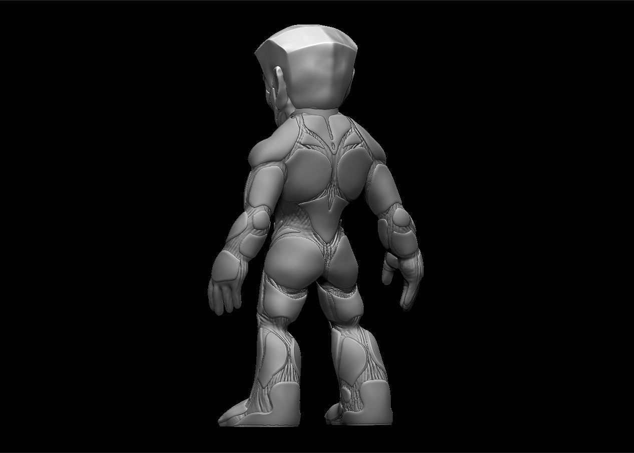 Chibi Attack on titans armored titan model set 3D print model_32