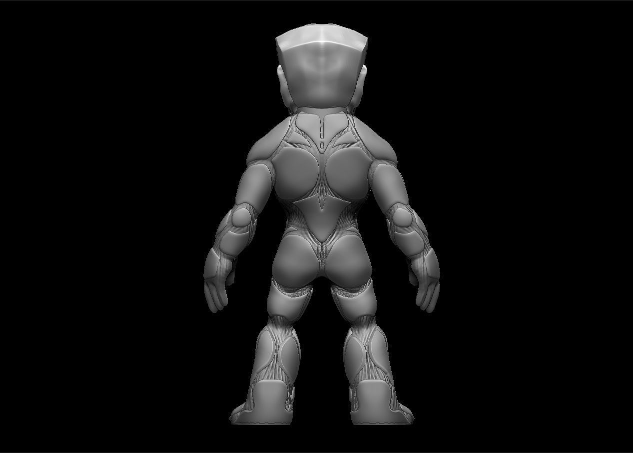 Chibi Attack on titans armored titan model set 3D print model_13