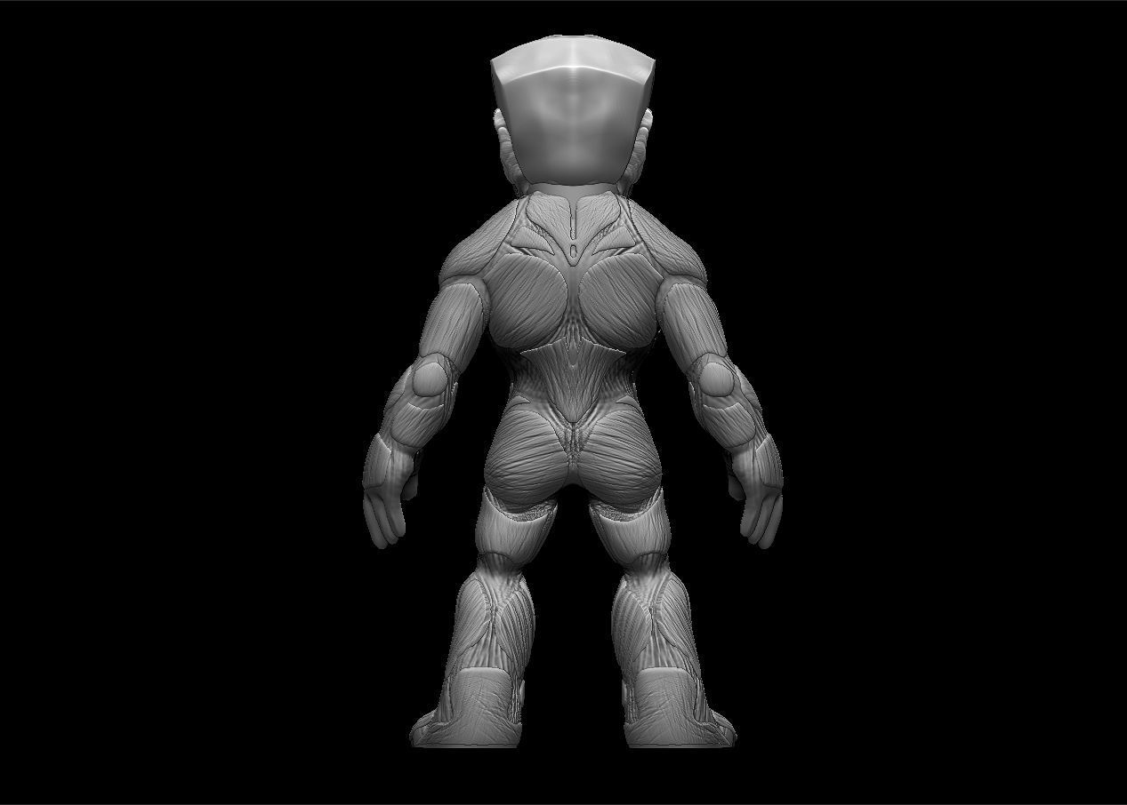 Chibi Attack on titans armored titan model set 3D print model_27