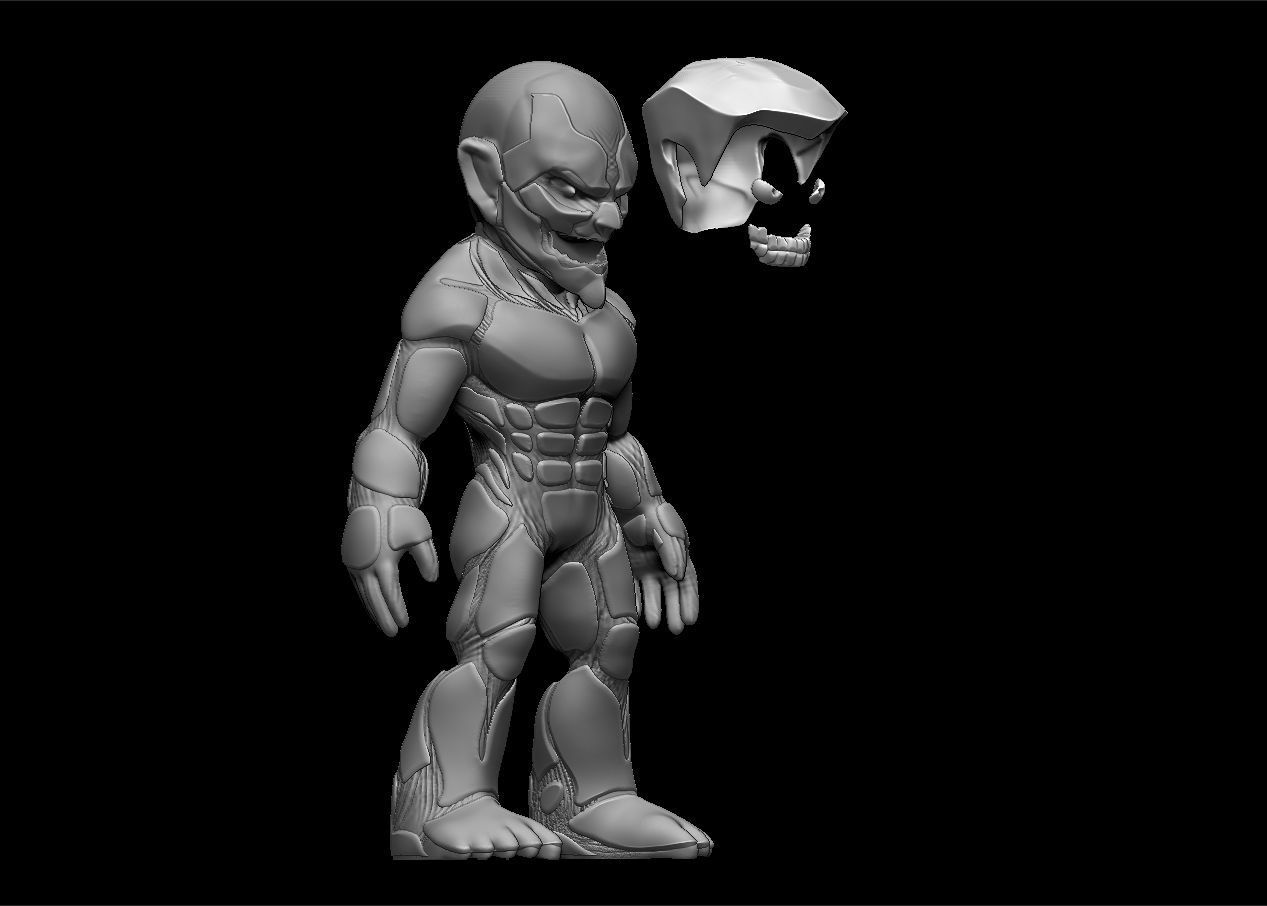 Chibi Attack on titans armored titan model set 3D print model_65