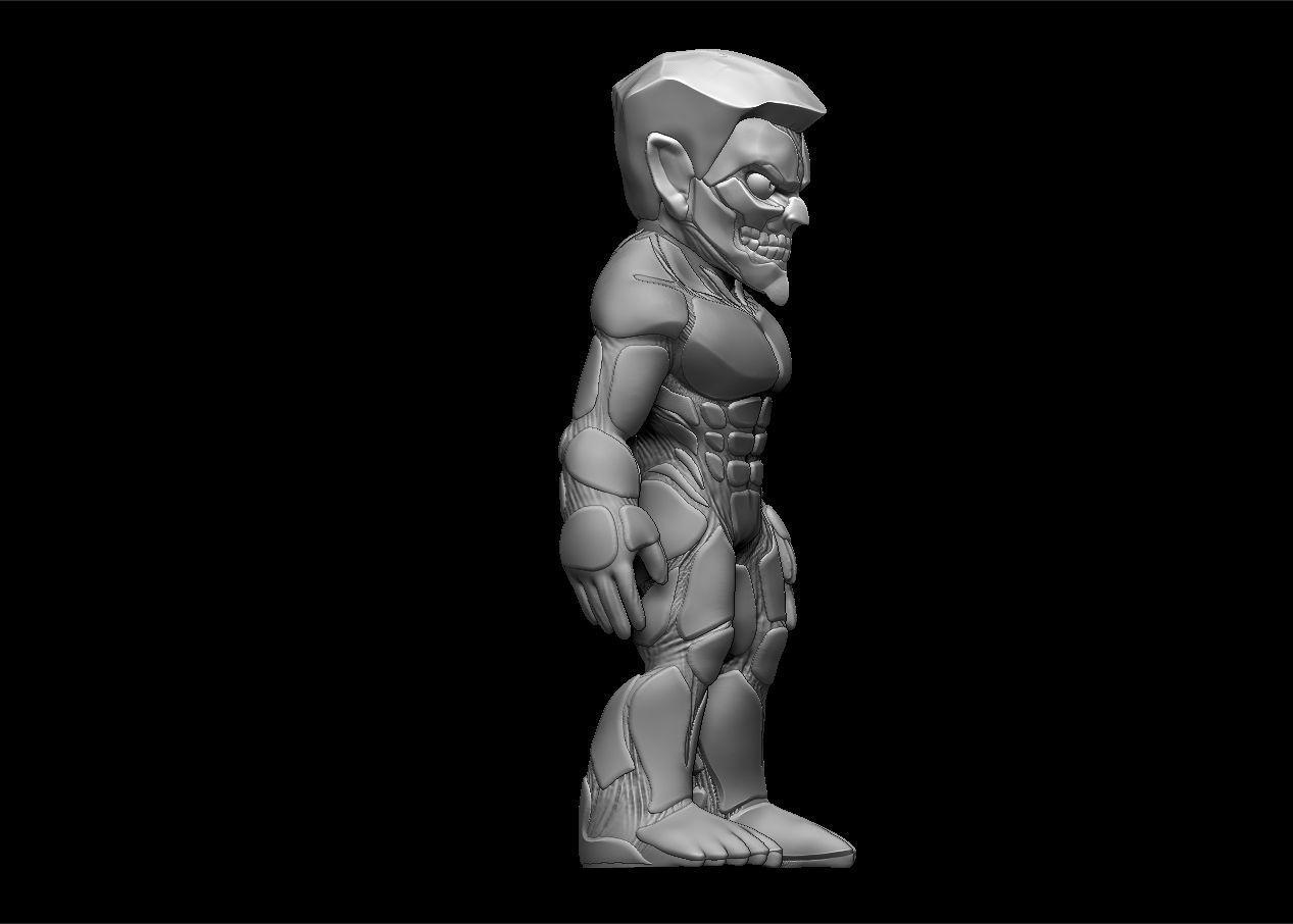 Chibi Attack on titans armored titan model set 3D print model_3