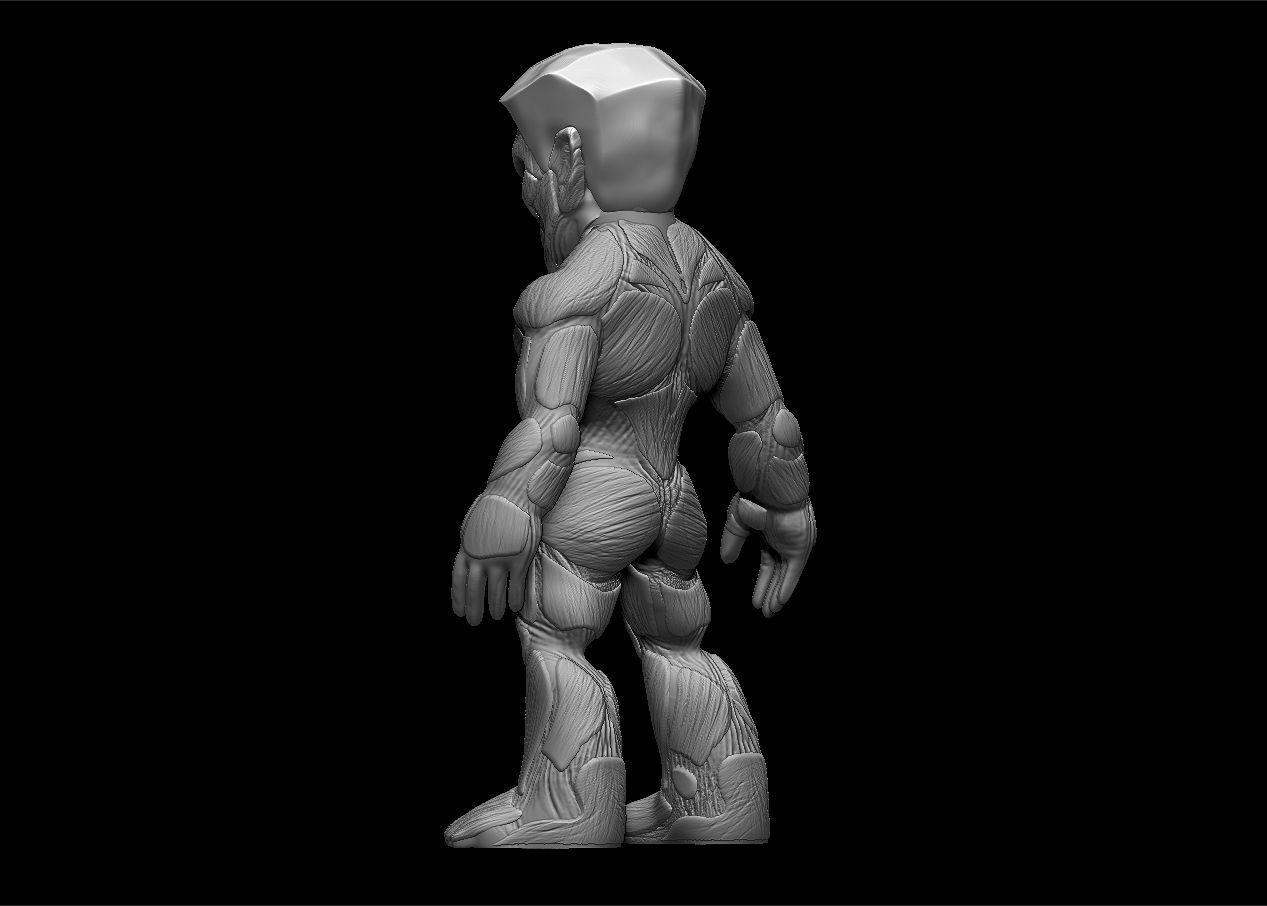 Chibi Attack on titans armored titan model set 3D print model_35