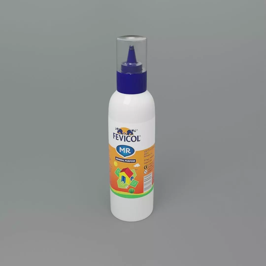 Fevicol 3D Model bottle of spray Free 3D model