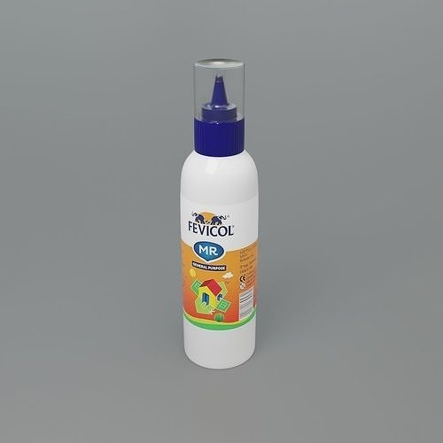Fevicol 3D Model bottle of spray Free 3D model