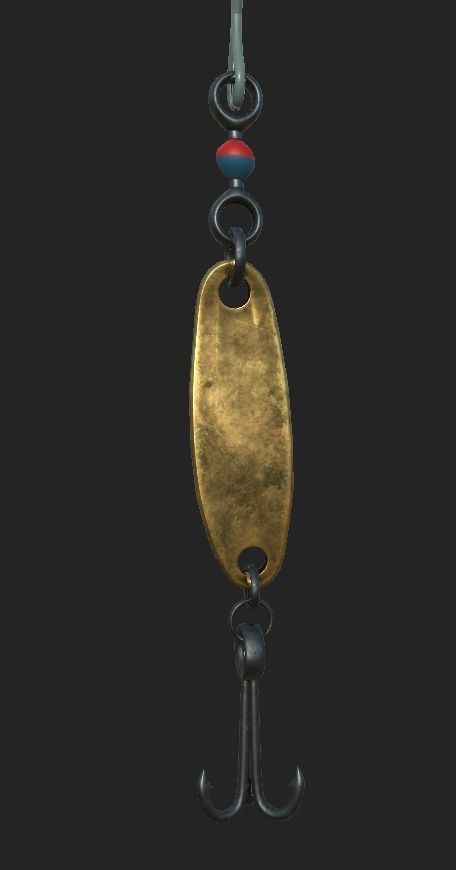 fishing rod Free low-poly 3D model_3