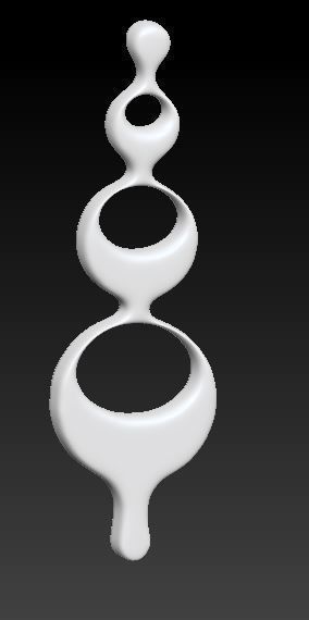 Pendant 3D print model_1