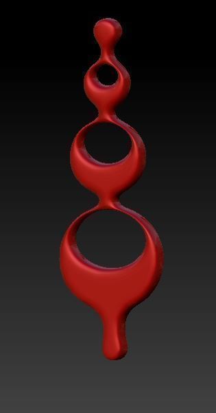 Pendant 3D print model_2