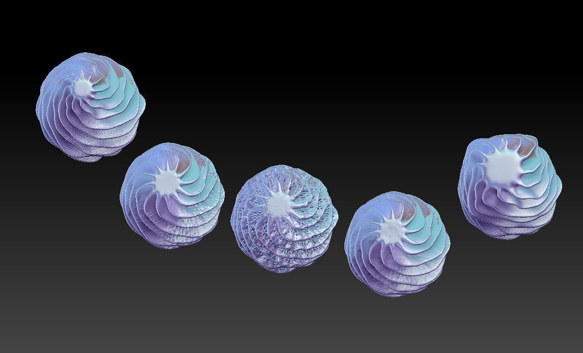 Decorative vases 3D print model_11