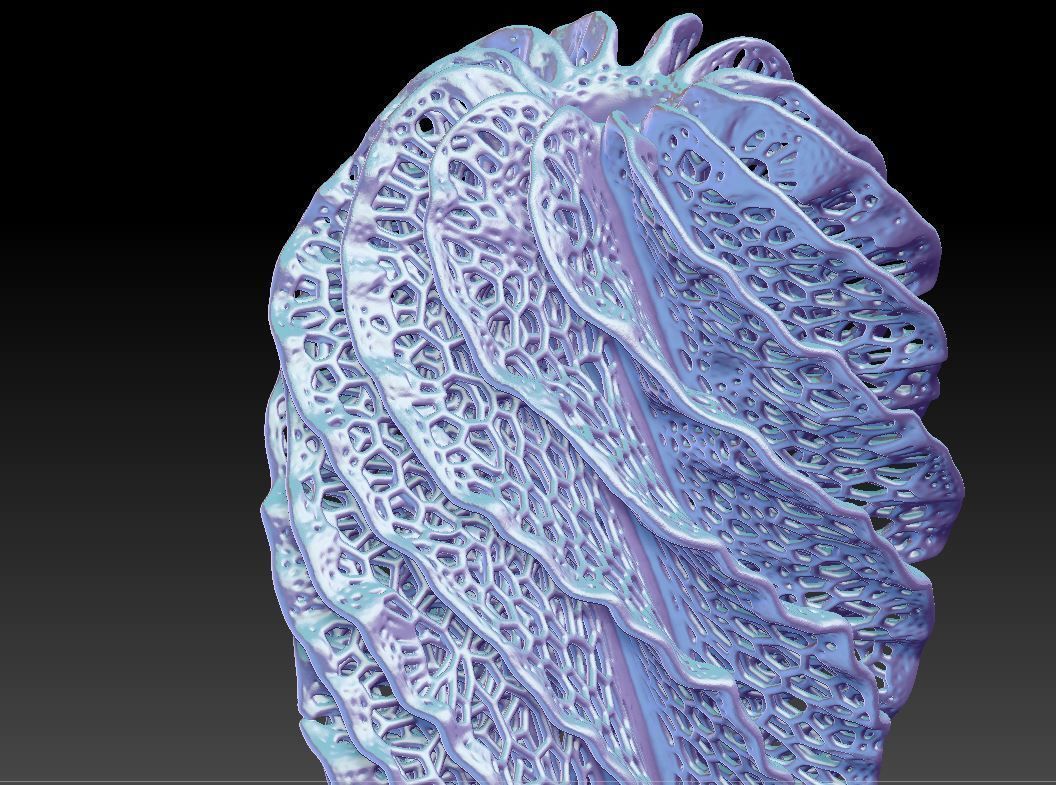 Decorative vases 3D print model_9