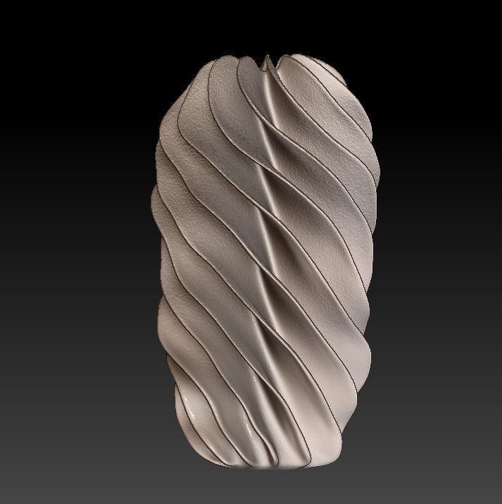 Decorative vases 3D print model_5