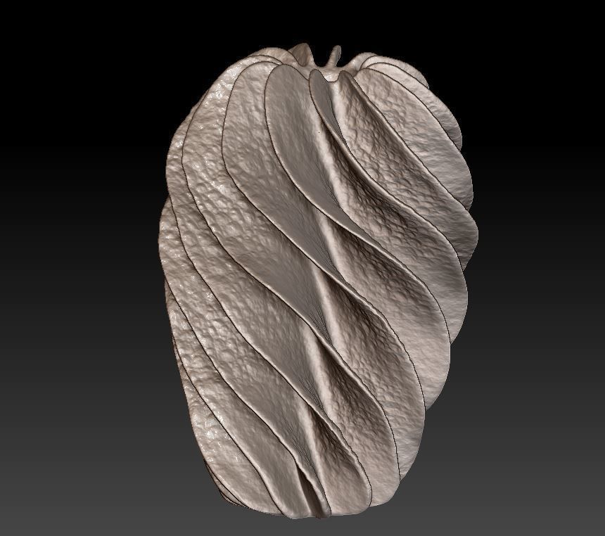 Decorative vases 3D print model_7