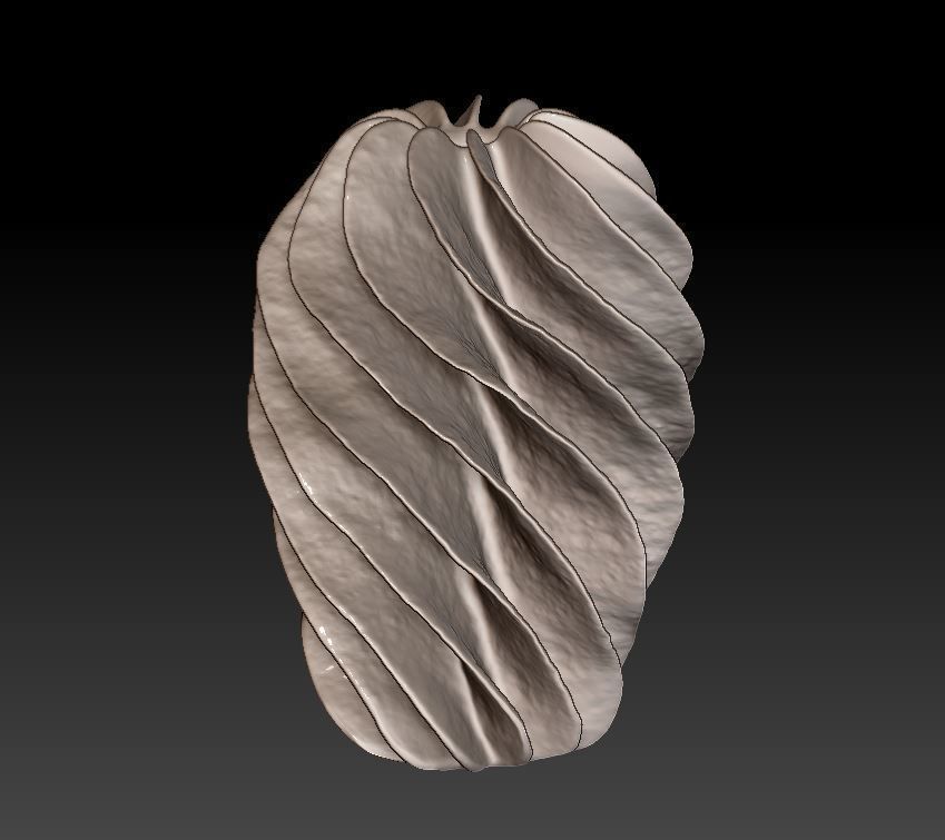 Decorative vases 3D print model_6