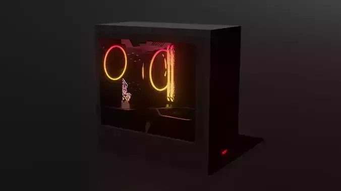 NZXT GAMING PC WITH RTX 3090 AND RGB 3D model