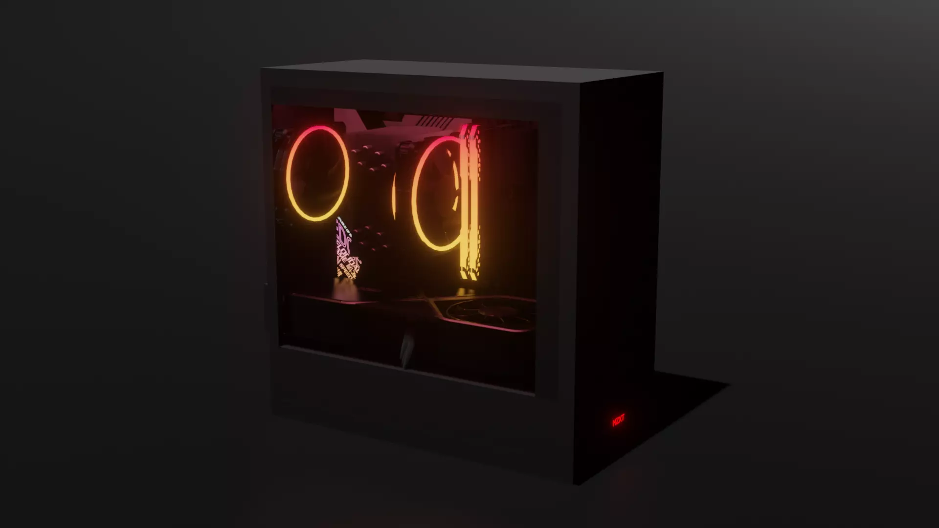 NZXT GAMING PC WITH RTX 3090 AND RGB 3D model_0