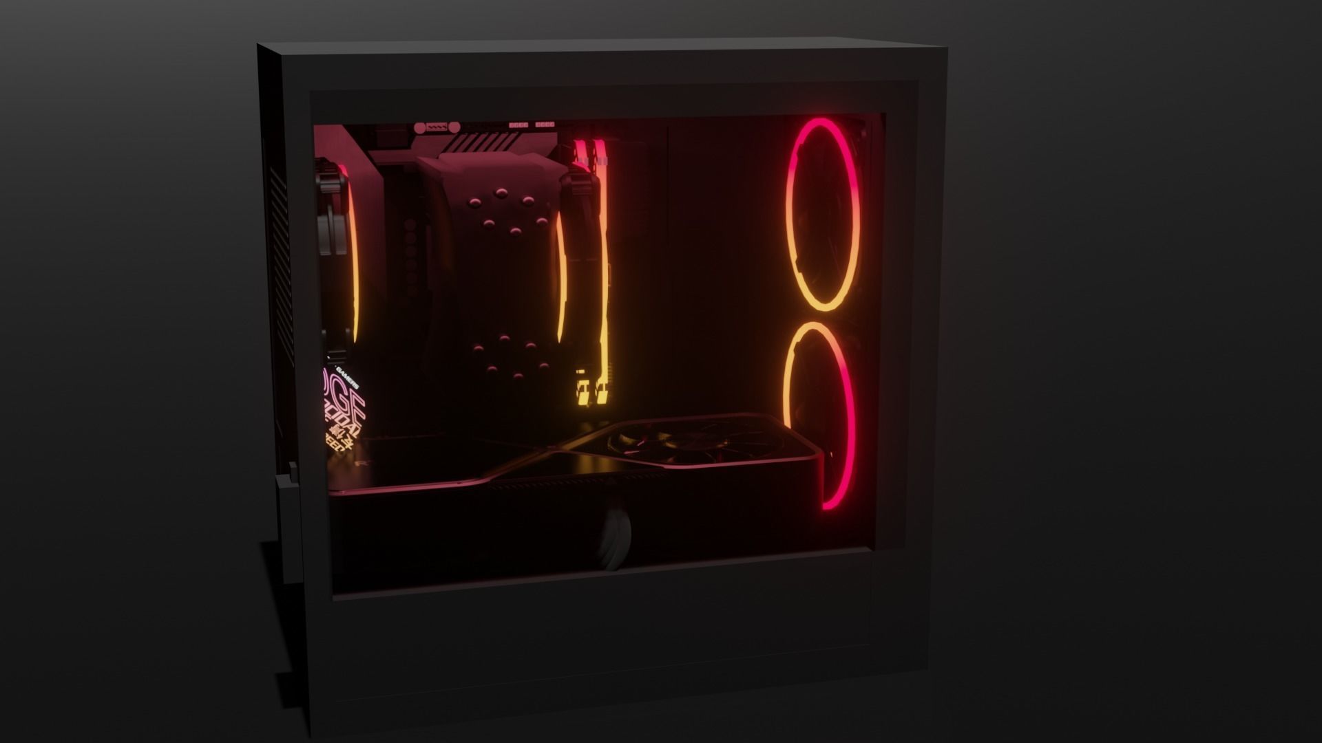 NZXT GAMING PC WITH RTX 3090 AND RGB 3D model_1