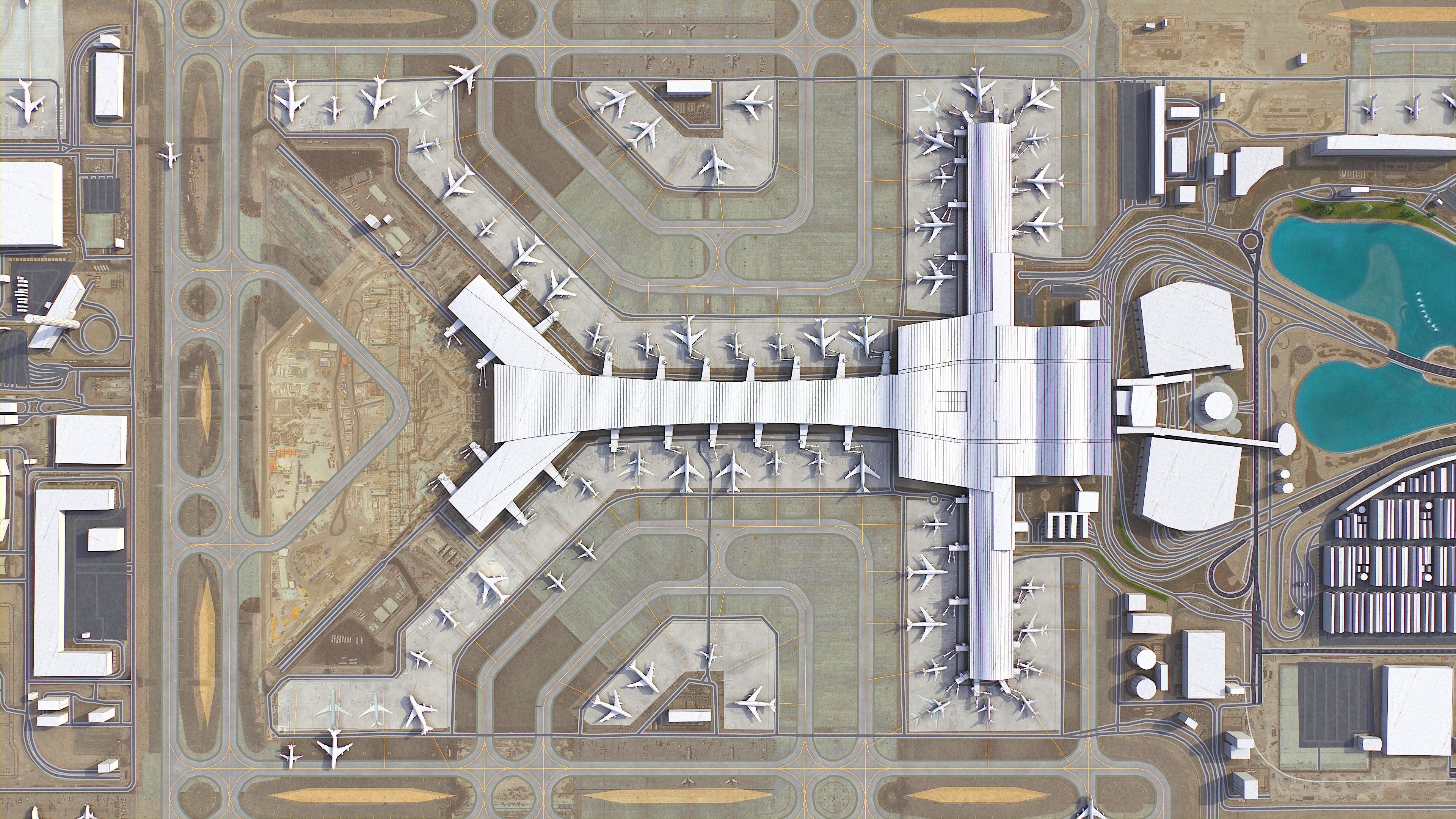 Qatar Low-poly 3D model_29