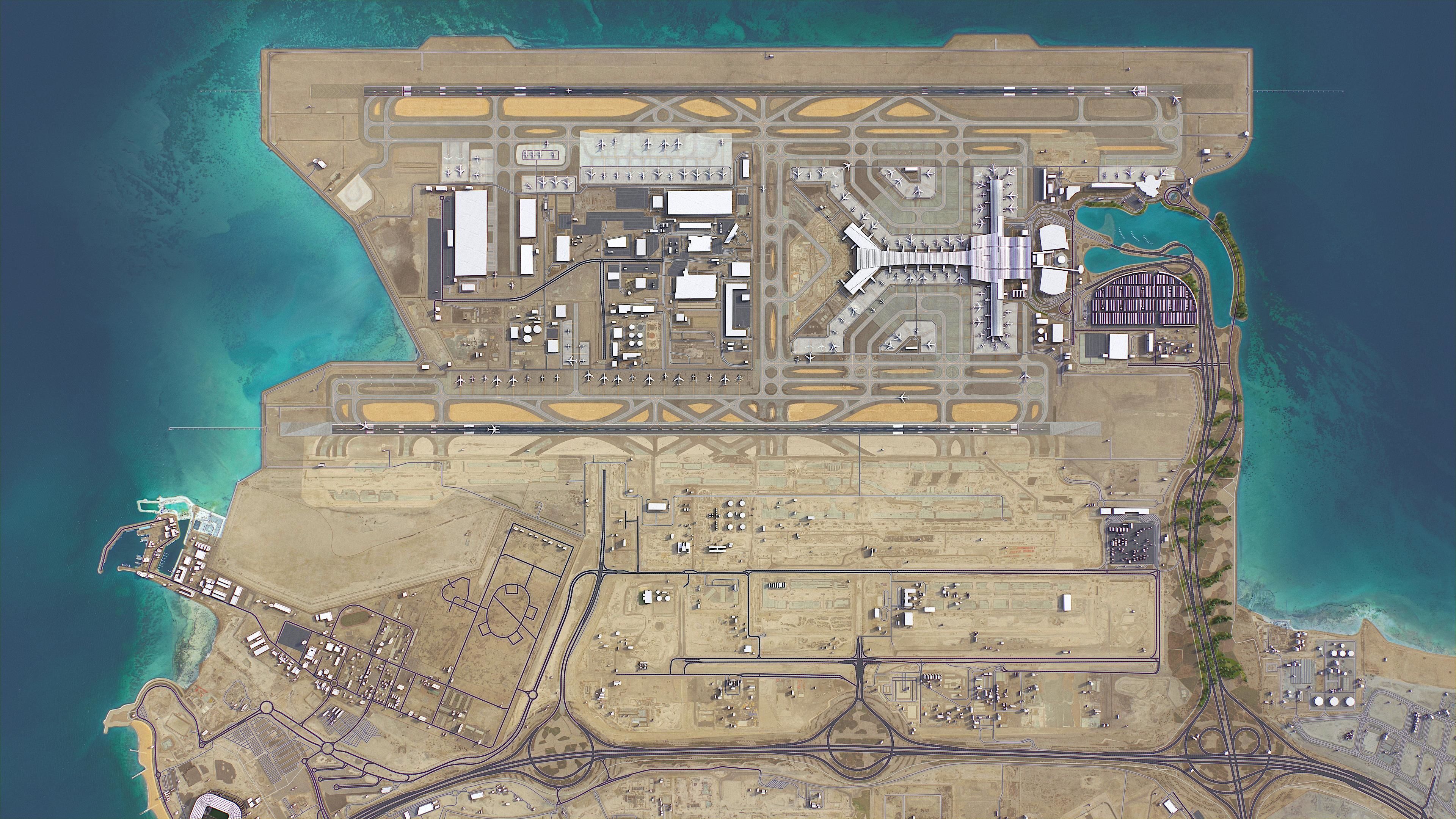 Qatar Low-poly 3D model_28