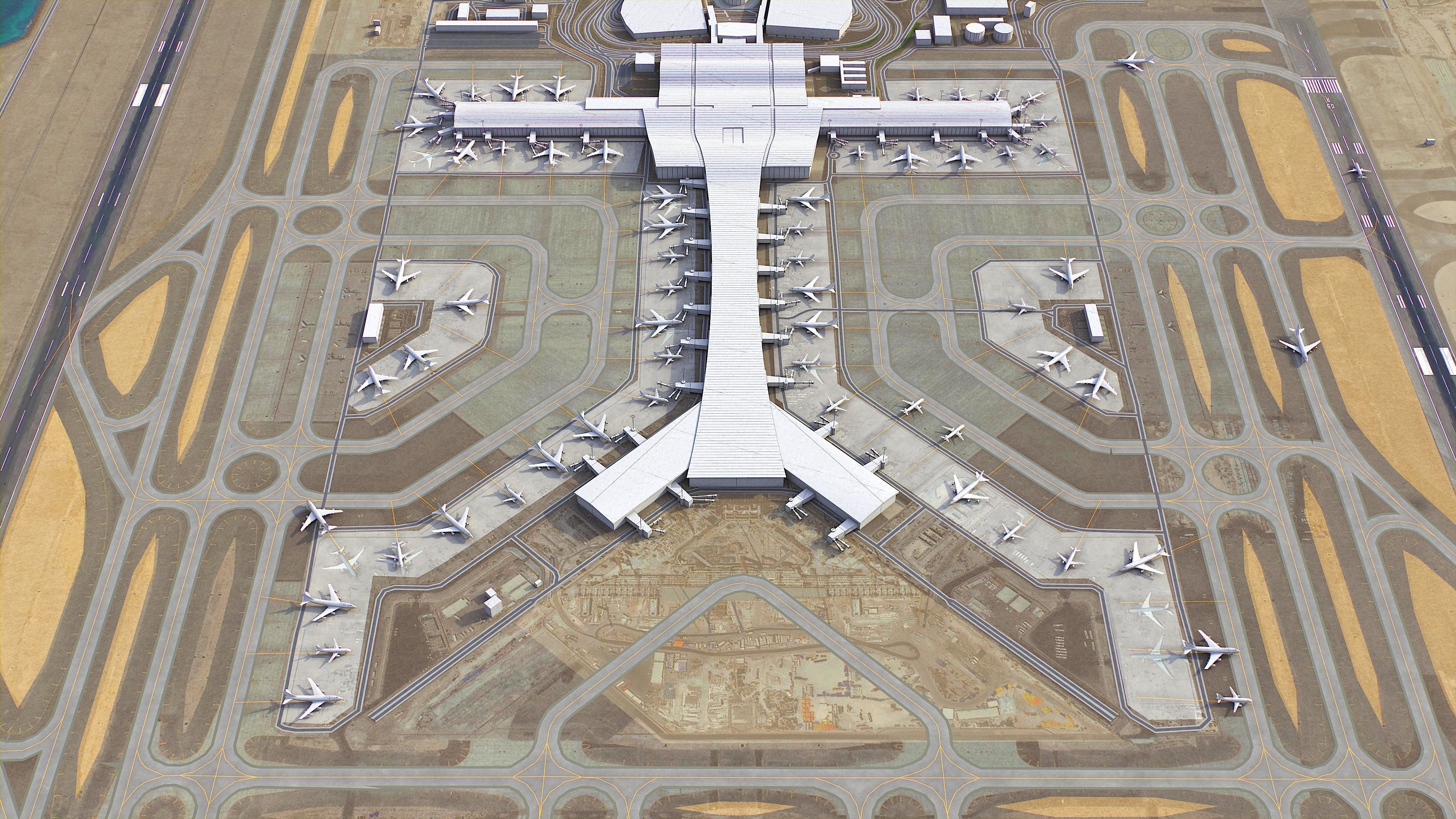 Qatar Low-poly 3D model_23