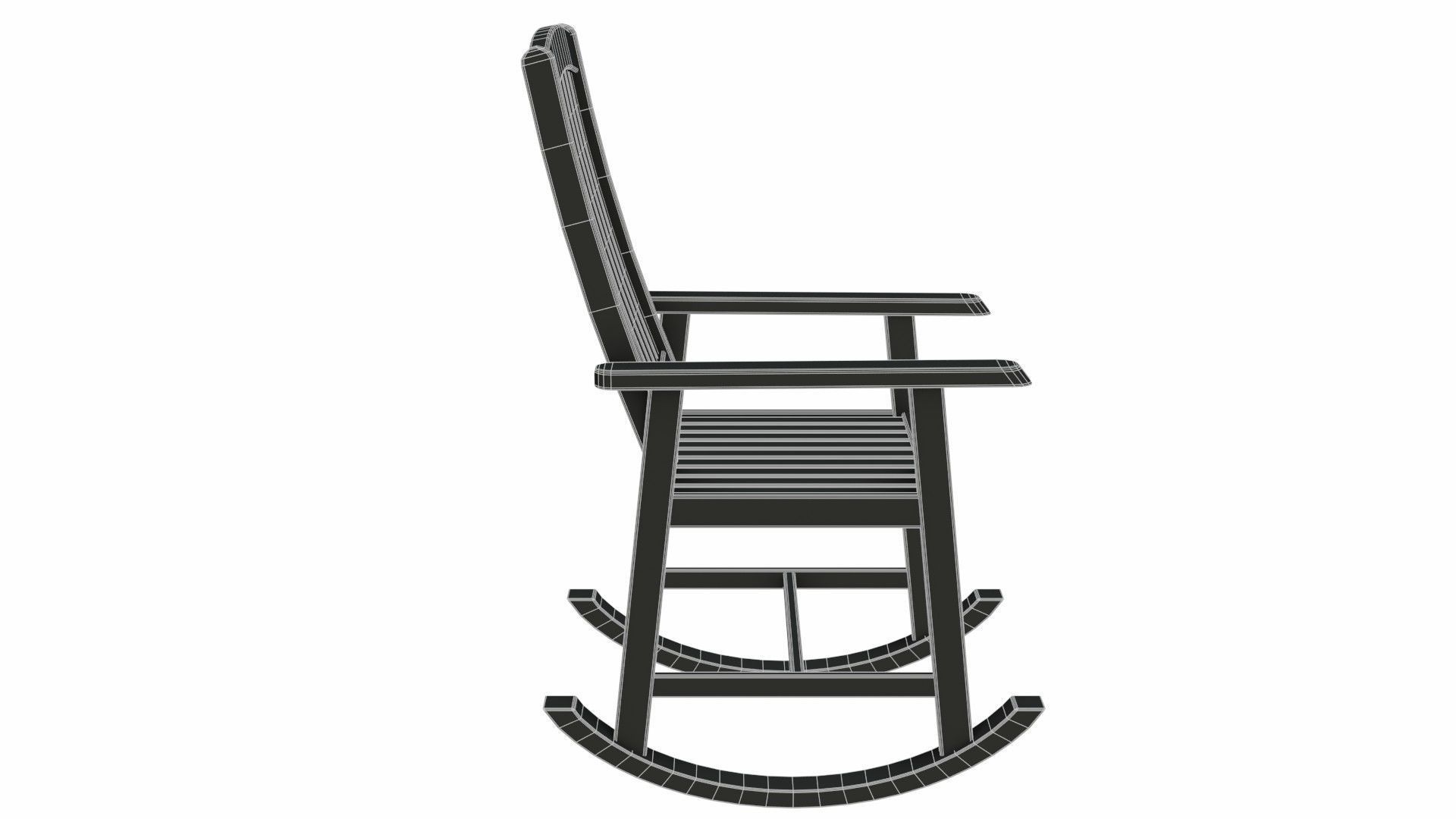 Rocking chair 3D model_15