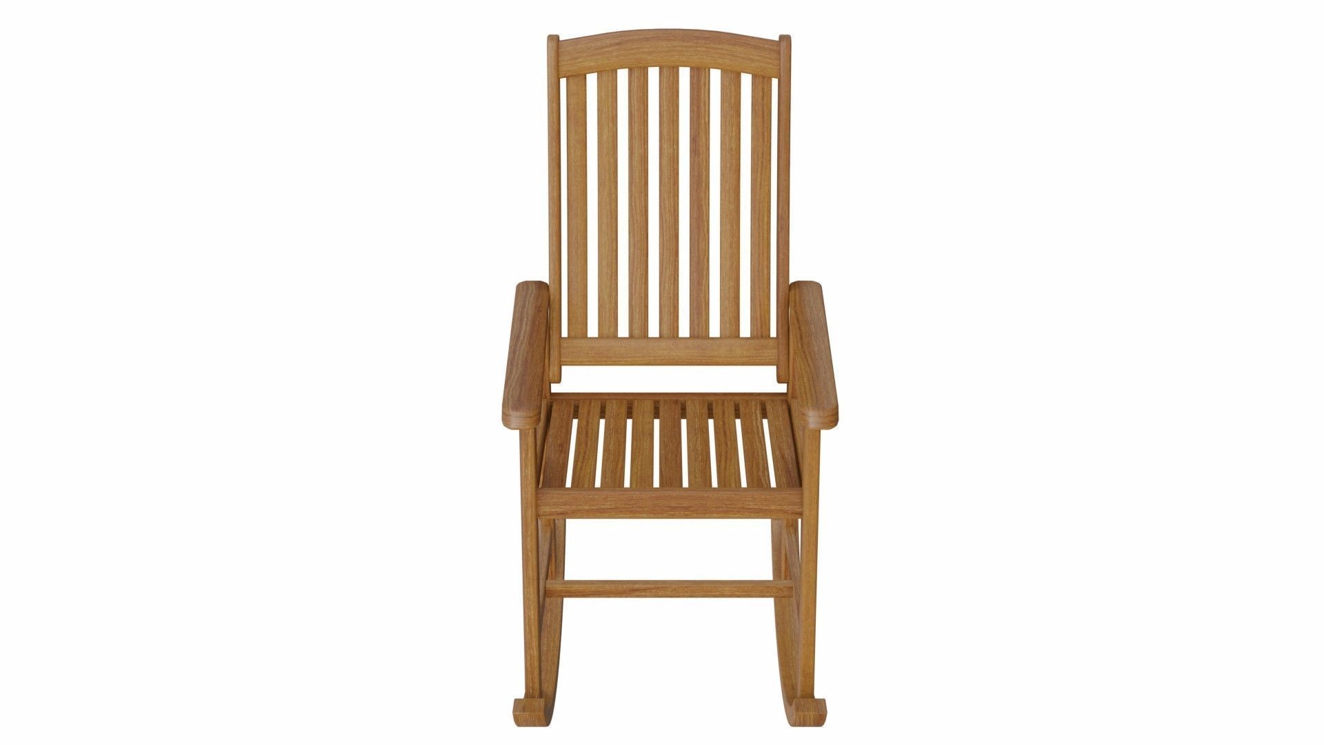 Rocking chair 3D model_2