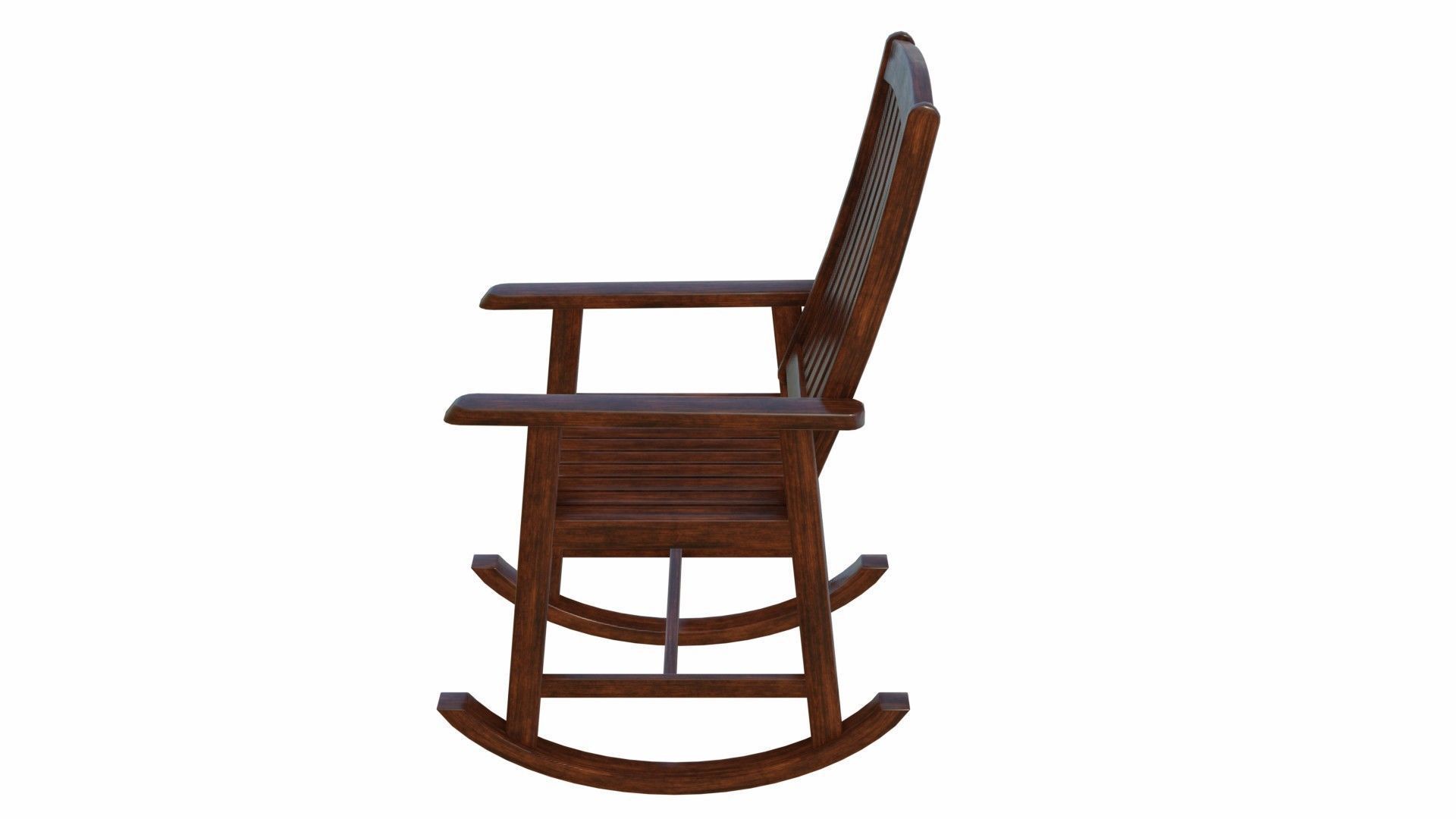 Rocking chair 3D model_10