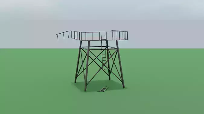 Wrecked Abandoned Tower