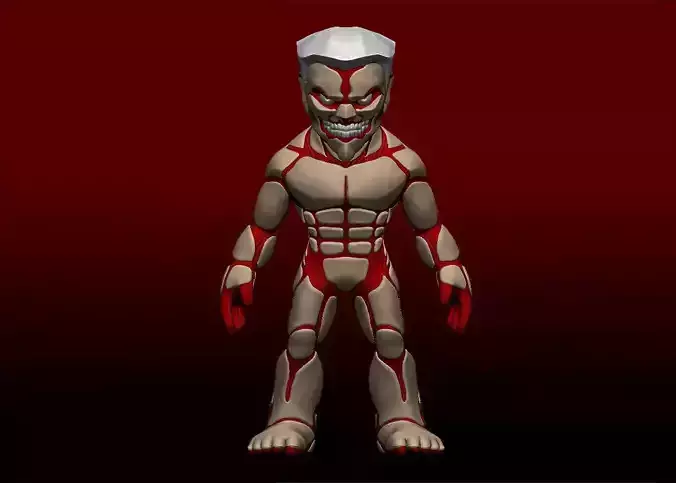 chibi attack on titans armored titans