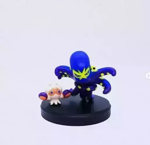 Pokemon Clobbopus and Grapploct