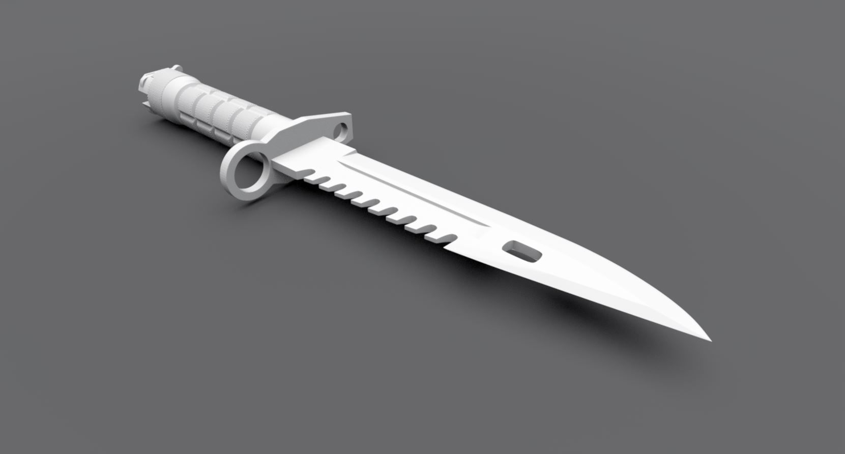 M9 Bayonet Printable 3D model 3D printable | CGTrader