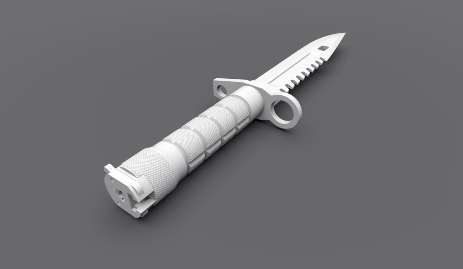 M9 Bayonet Printable 3D model 3D printable | CGTrader