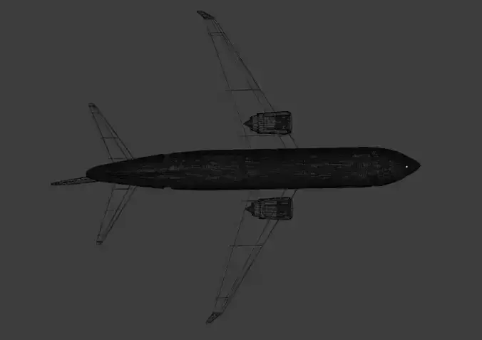 Boeing 737 Low Poly