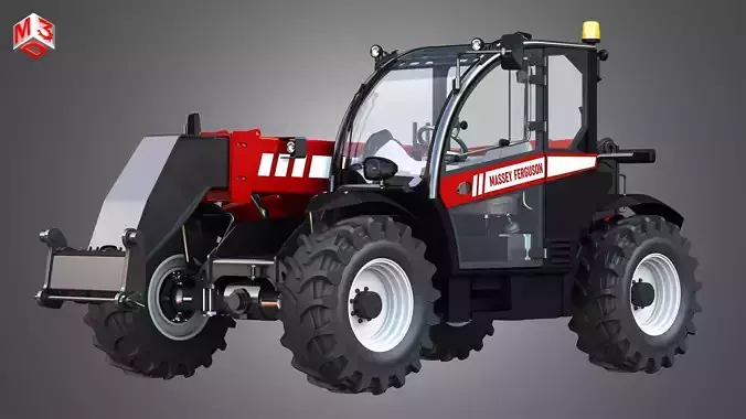 Massey Ferguson Telehandler - 9407S 3D model