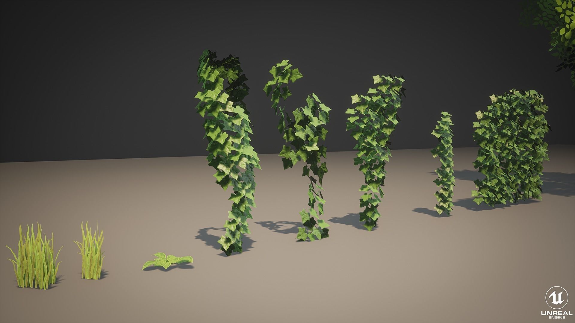 Stylized Modular Ruins Pack Low-poly 3D model_5