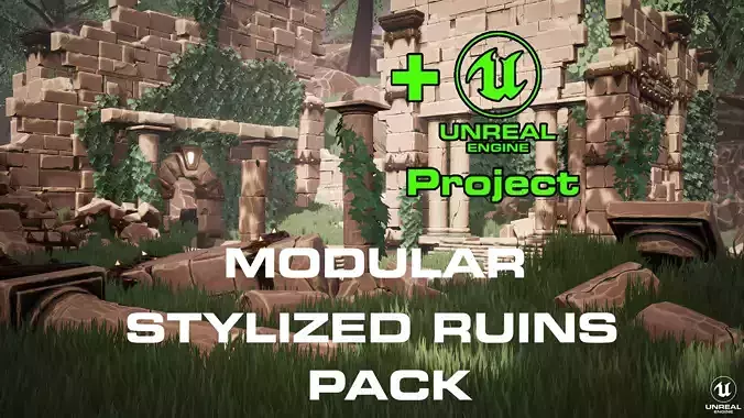 Stylized Modular Ruins Pack