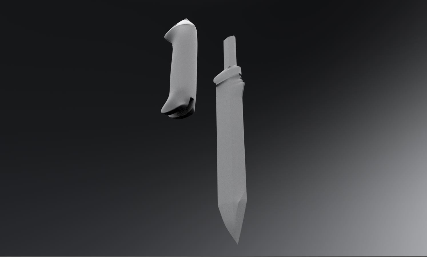 Ka Bar Becker  3D print model_2